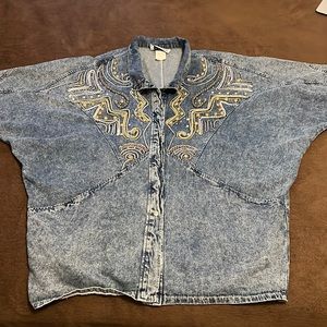 Vintage Embellished Denim Jacket
